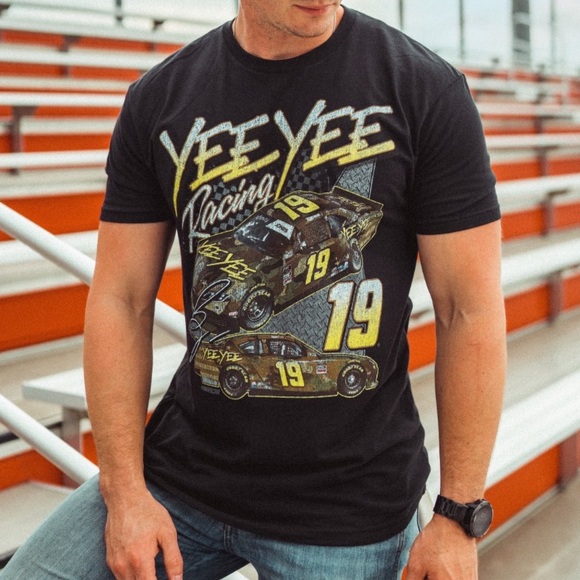 Yee Yee Brandon Jones Racing Black T-Shirt - Picture 1 of 7